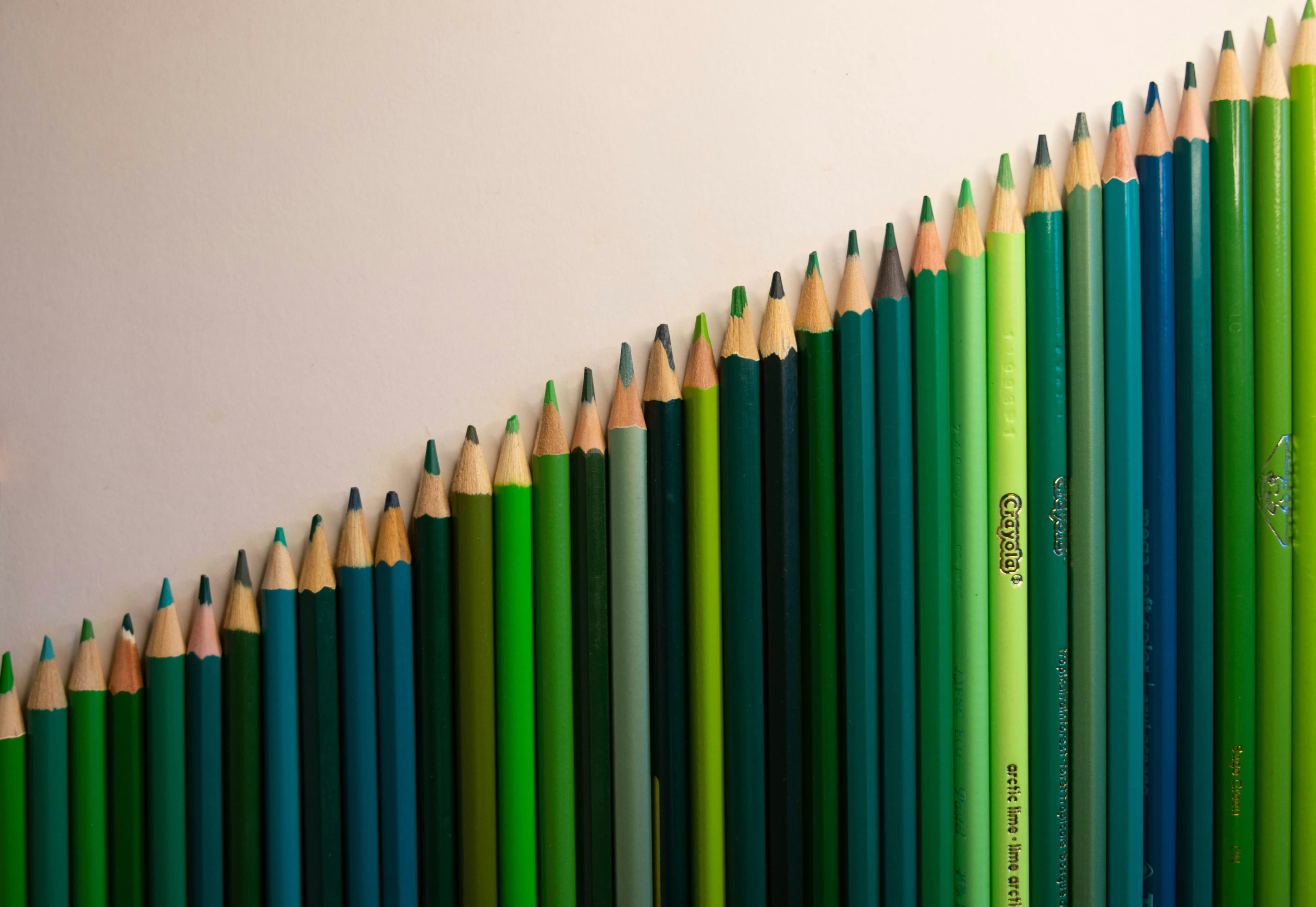 Educational background with pencils